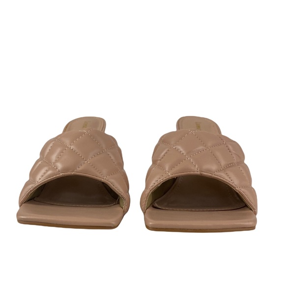 LEMONADE NWOT Tropez Blush Quilted Mule - Picture 3 of 6